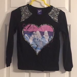 Jem And The Holograms Large Black Sweatshirt